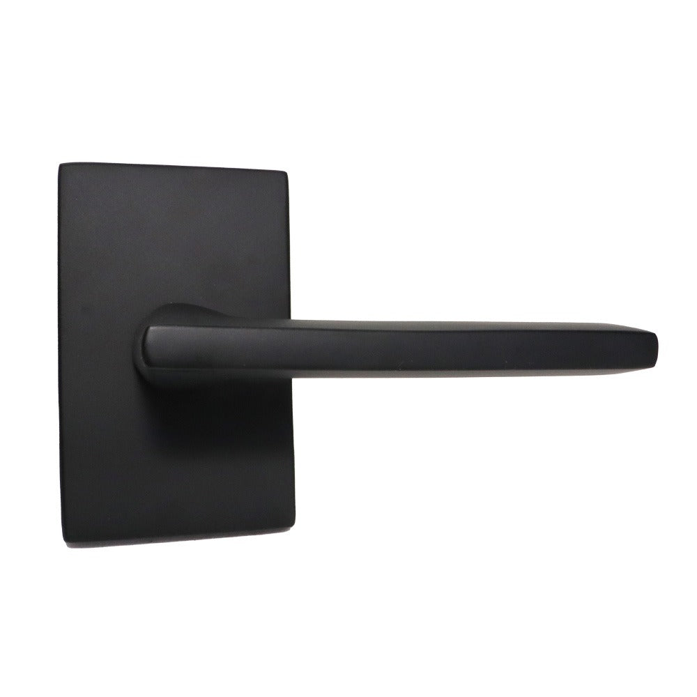 EMTEK Emtek 5112HLOUS19RH.RLS Helios Lever Passage Set Flat Black
