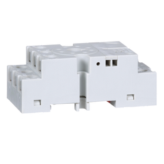 Square D 8501NR52 300 VAC 10 Amp Din Rail/Direct Panel Mount Double Tier Relay Socket