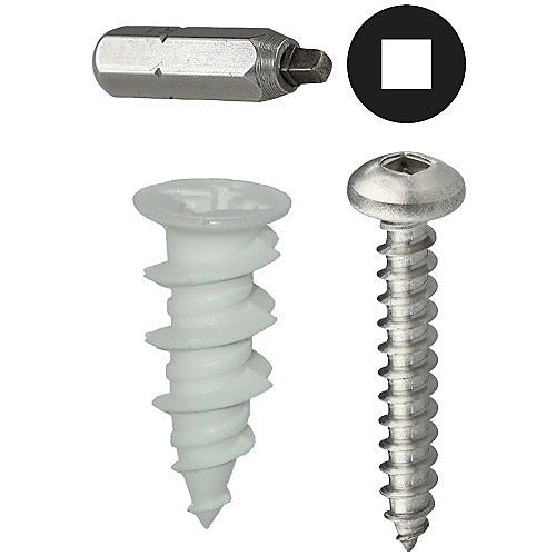 DOTTIE L H Dottie Co WDK6NSQ Nylon Anchor Kit 50pc