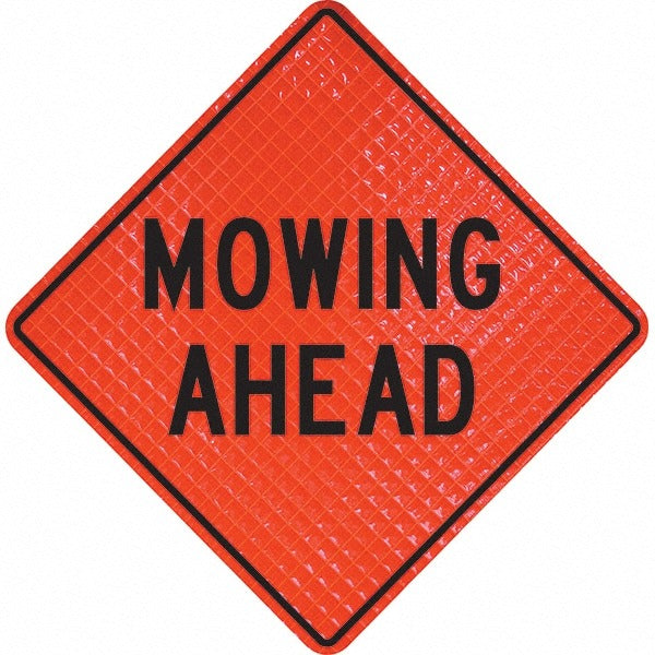 PRO-SAFE Pro-safe 07-800-3031-L Triangle Mowing Ahead Sign 36in