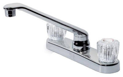 HOMEWERKS WORLDWIDE Homewerks 012 3105CP-CG 2 Handle Kitchen Faucet Chrome