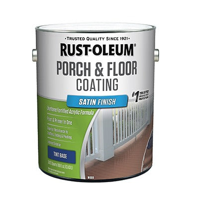 RUST-OLEUM Rust-oleum 262363 Satin Porch Floor Paint Tint Base 1 Gal