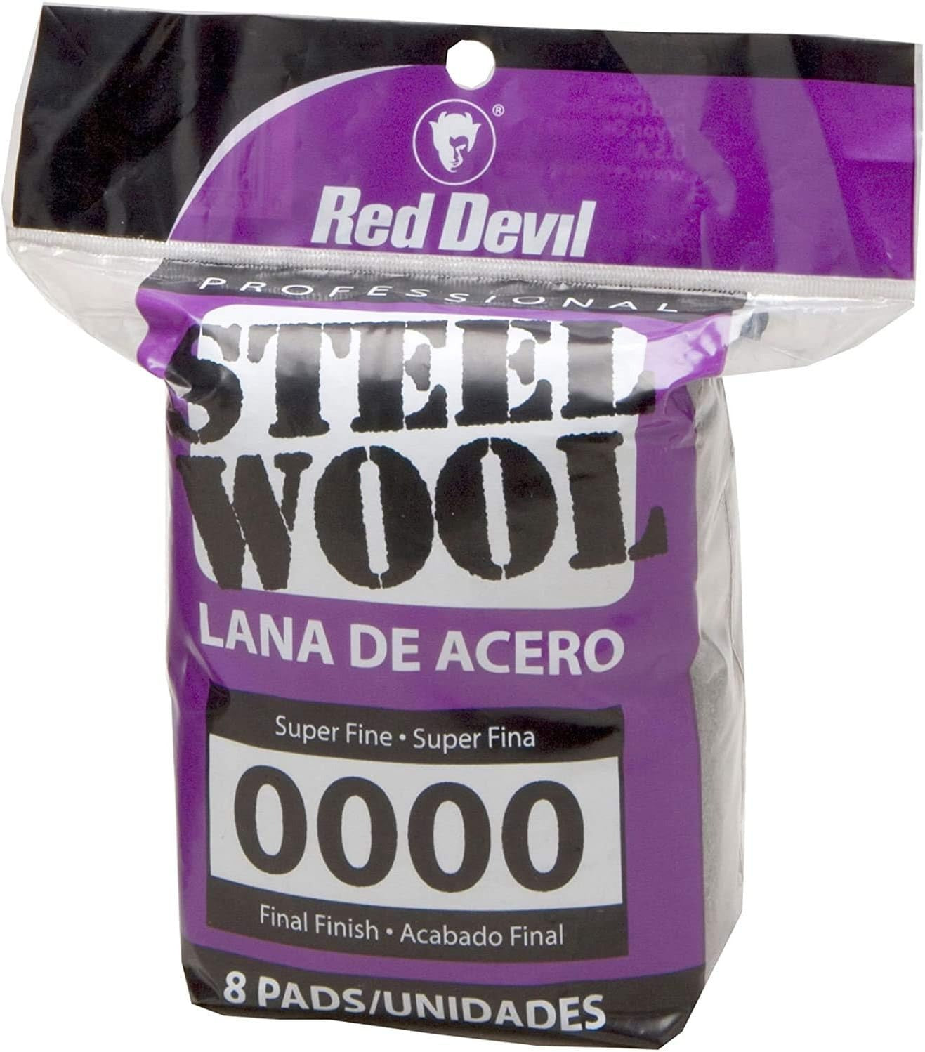 RED DEVIL Red Devil 0320 Super Fine Steel Wool 8 Pack