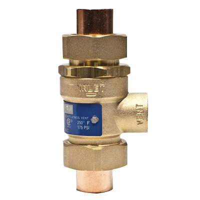 WATTS WATTS 0063191 Backflow Preventer 3/4 in. Brass Sweat