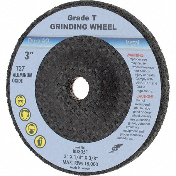 VALUE COLLECTION Value Collection BD3051 Type 27 Grinding Wheel 3in