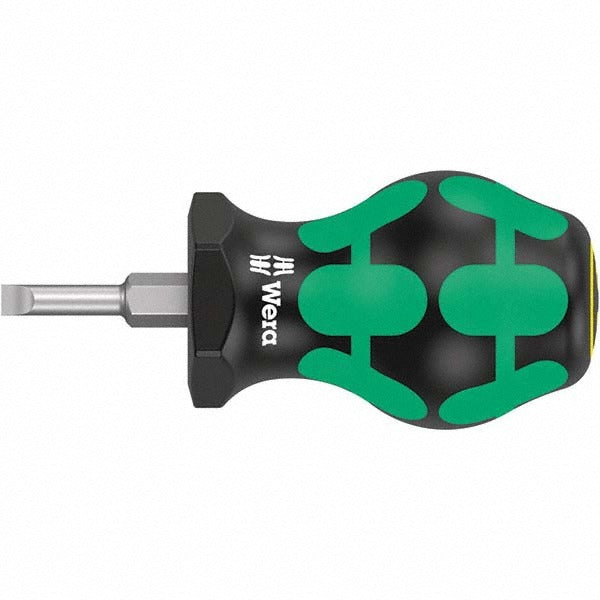 WERA Wera 05008841001 Slotted Stubby Screwdriver 2-3/4 in