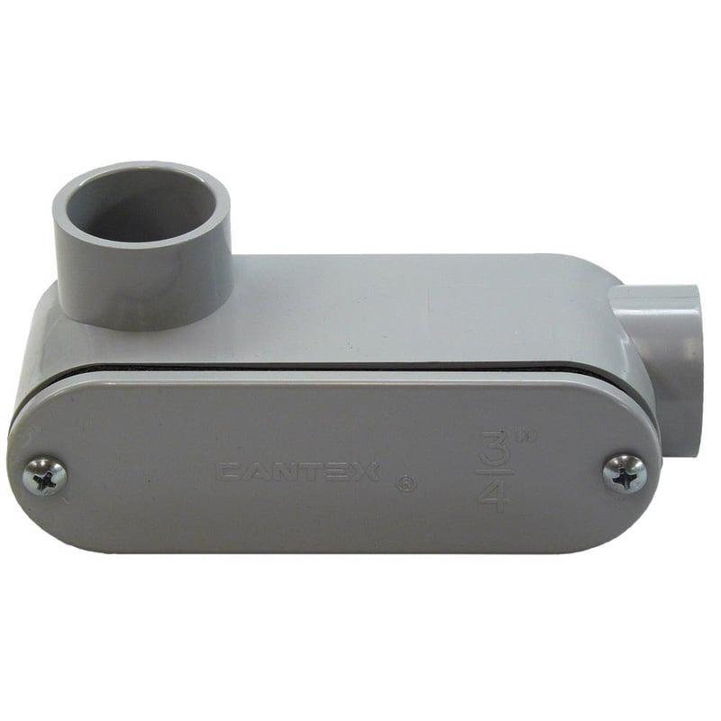 CANTEX CANTEX 5133647 LL Conduit Body 2 inches PVC