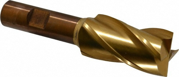 CLEVELAND CONTROLS Cleveland C33227 Square End Mill 1 in 4 Flute Hss Tin