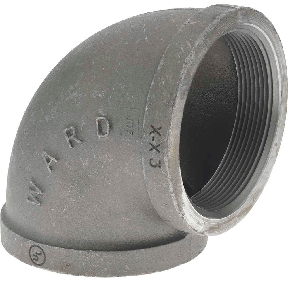 VALUE COLLECTION Value Collection B90 100 Black Iron 90 Reducing Elbow 4 in
