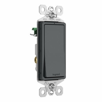 LEGRAND Pass Seymour TM870GCC10 Single-pole Switch 15A Graphite