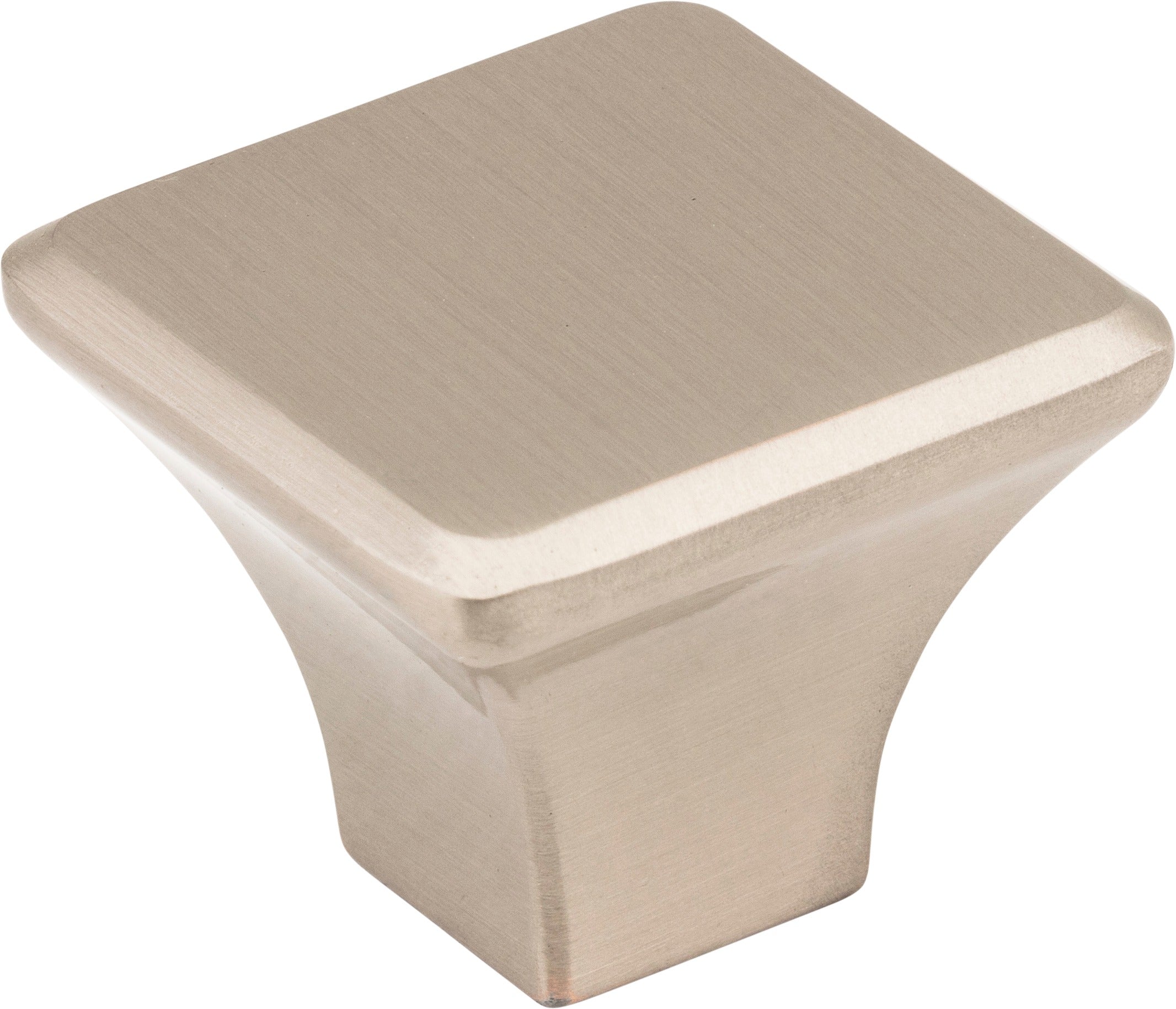 JEFFREY ALEXANDER Jeffrey Alexander 972L-SN Square Cabinet Knob Satin Nickel