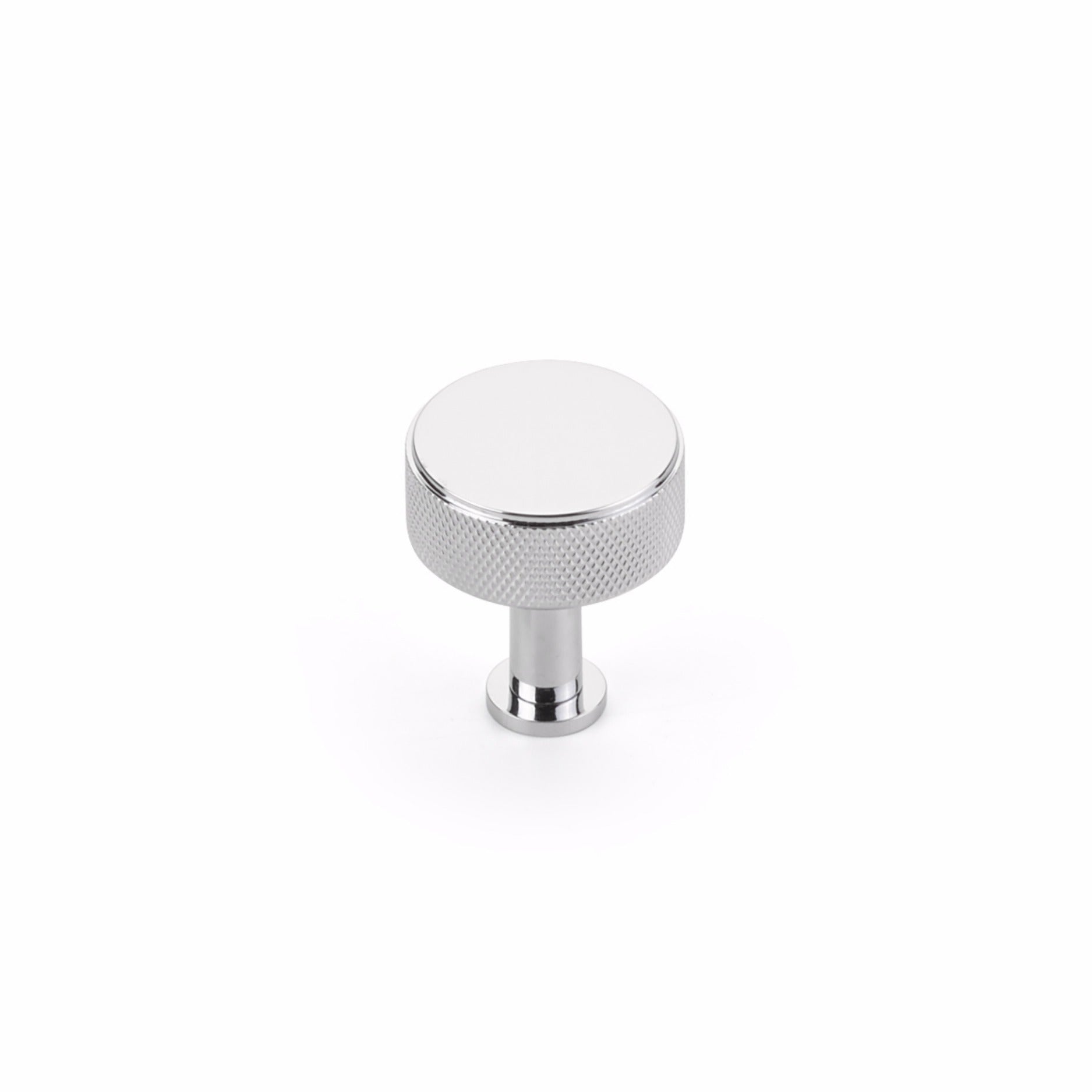 SCHAUB Schaub 5002-26 Knurled Cabinet Knob Polished Chrome