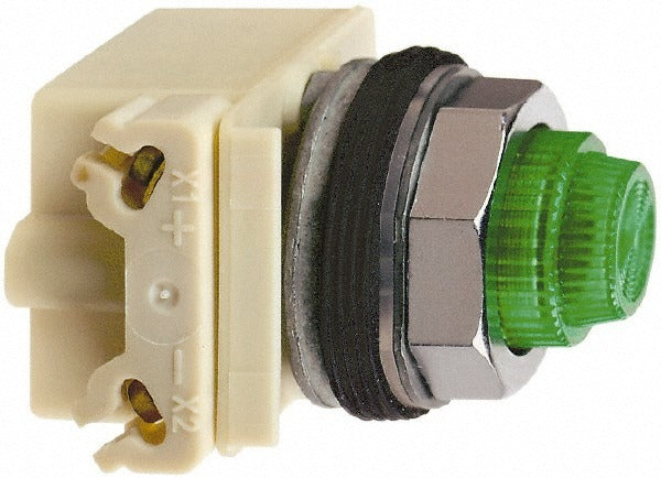 SCHNEIDER ELECTRIC Schneider Electric 9001KP7G31 Pilot Light 240V Green
