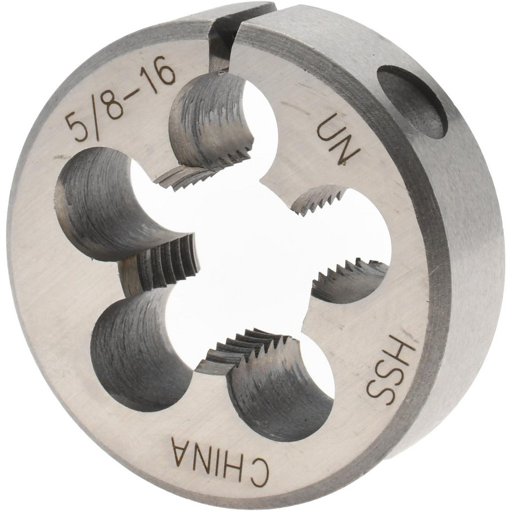 VALUE COLLECTION Value Collection 315-1252 Round Die 5/8-16 Hss Adjustable