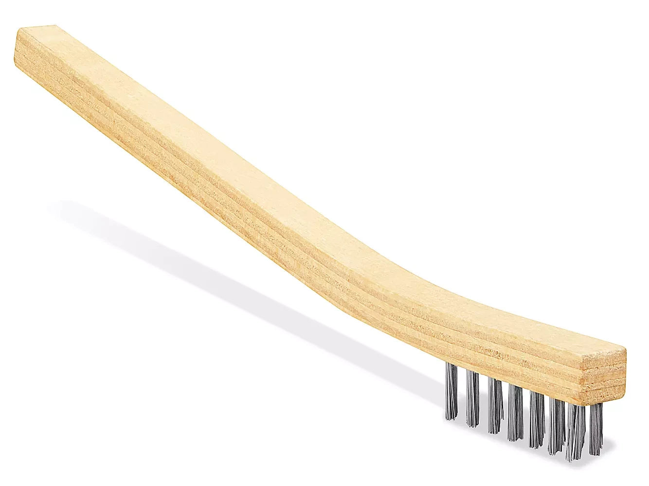 ULINE Uline S-20188 Curved Handle Wire Brush 1/2 x 7 3/4 inches (Pack of 4)