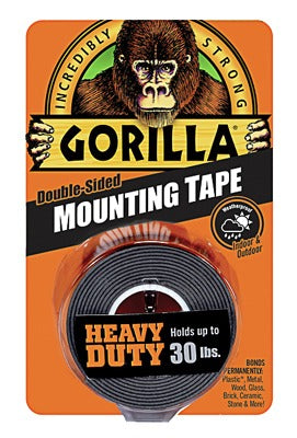 GORILLA Gorilla Glue 6055002 Heavy Duty Mounting Tape 1x60 in