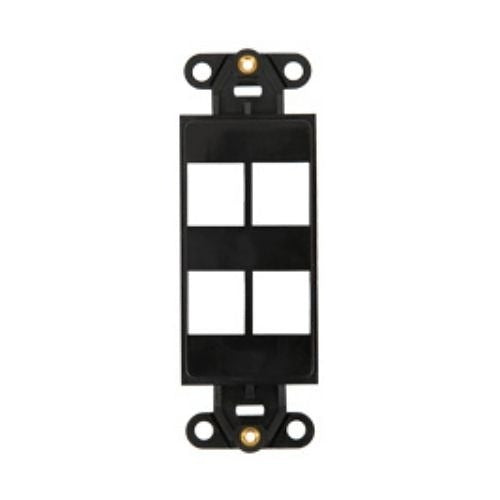WIREPATH Wirepath WP-DEC-STRAP-4-BK 4-port Deco Strap Black