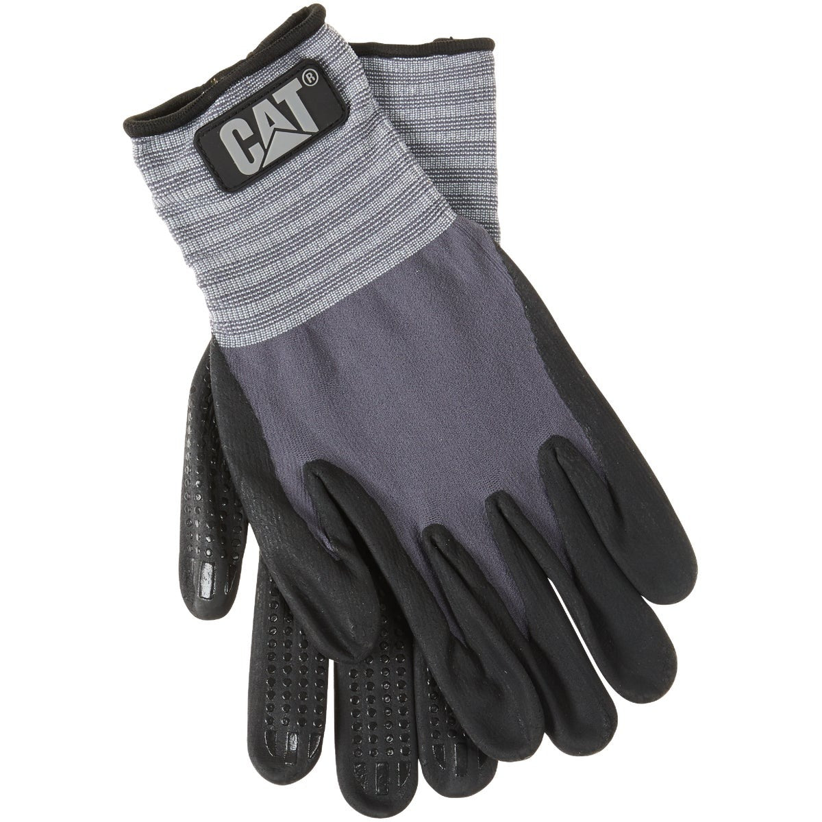 CATERPILLAR Cat CAT017419L Dipped Dotted Nylon Work Glove