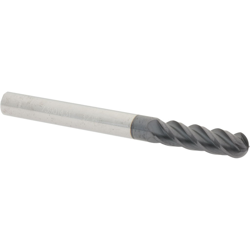ACCUPRO Accupro 12177113 Ball End Mill 0.1875 in 4 Flute Altin