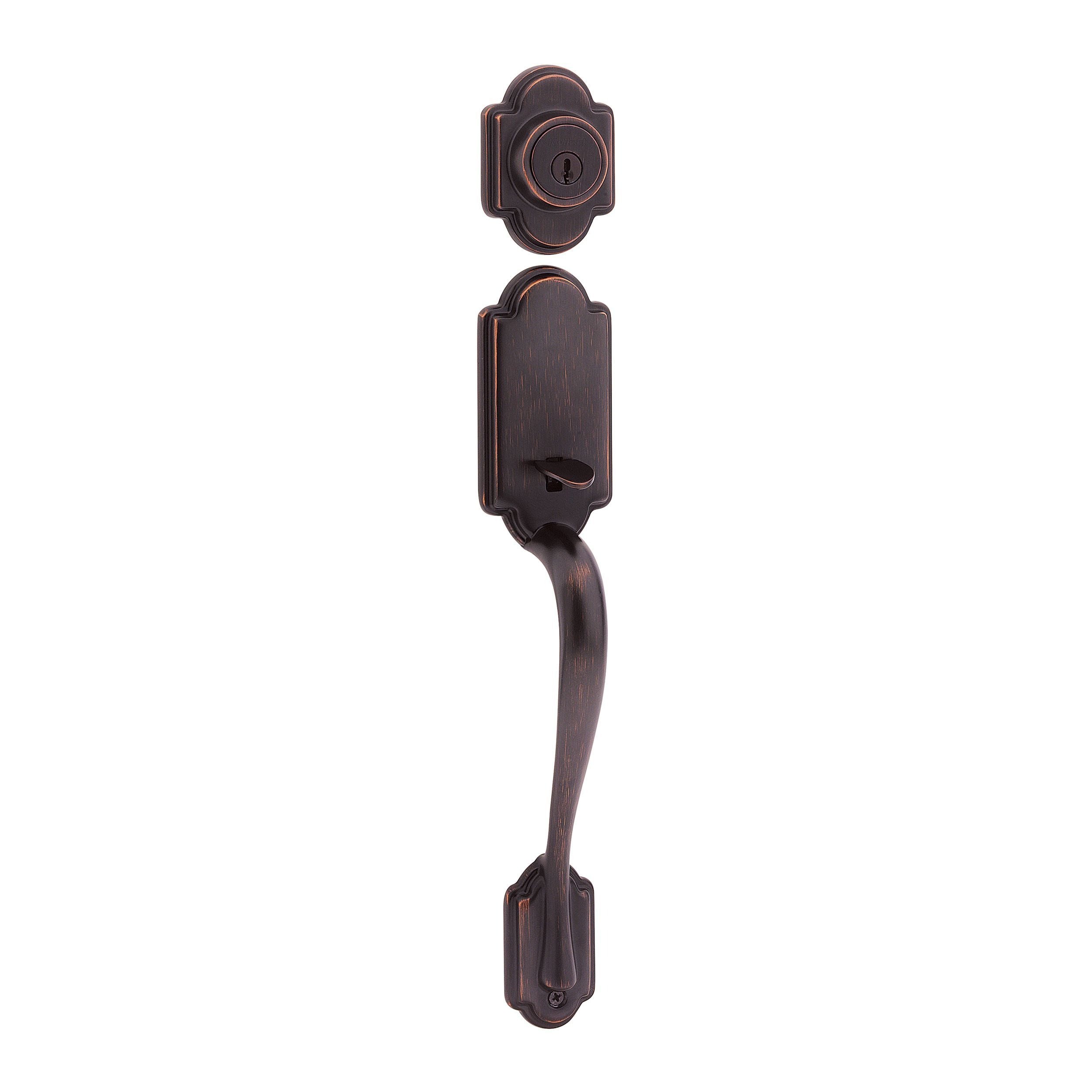 KWIKSET Kwikset 802ANLIP-11P Arlington Dummy Handleset Bronze