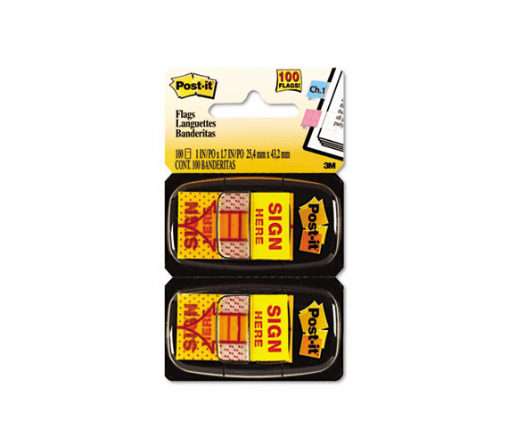 3M 3M MMM680SH12 Flags in dispenser (600 flags / 12 dispensers)