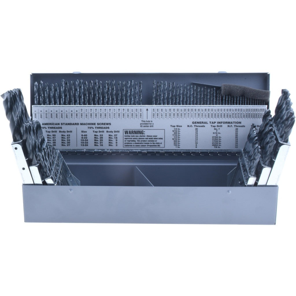 HERTEL Hertel 66693698 Jobber Length Drill Bit Set 115 Pc Hss