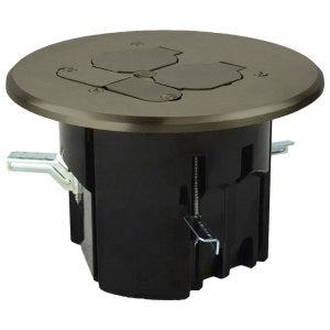 ALLIED MOULDED PRODUCTS Allied Moulded Products FB-8-N Floor Box Assembly (3.94 W x 3.43 D in)