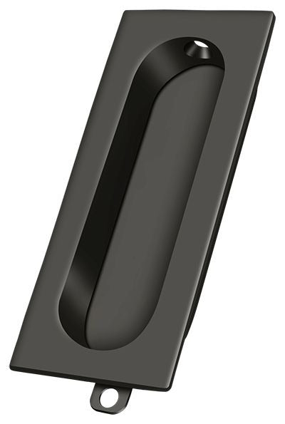 DELTANA Deltana FP222U10B Flush Pull Rectangle Oil Rubbed Bronze