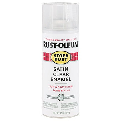 RUST-OLEUM Rust-oleum 285092 Clear Satin Protective Coating 12 Oz