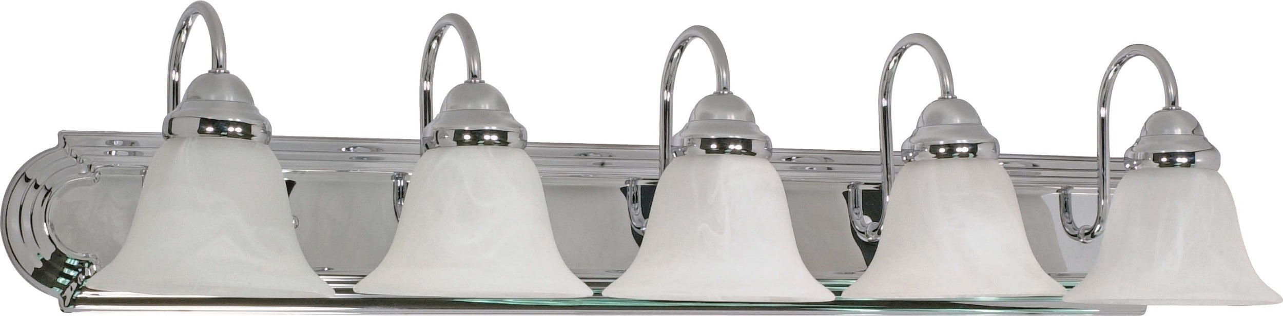SATCO-NUVO Satco-Nuvo 60/319 Ballerina 5-Light Vanity Fixture 100W (36in)
