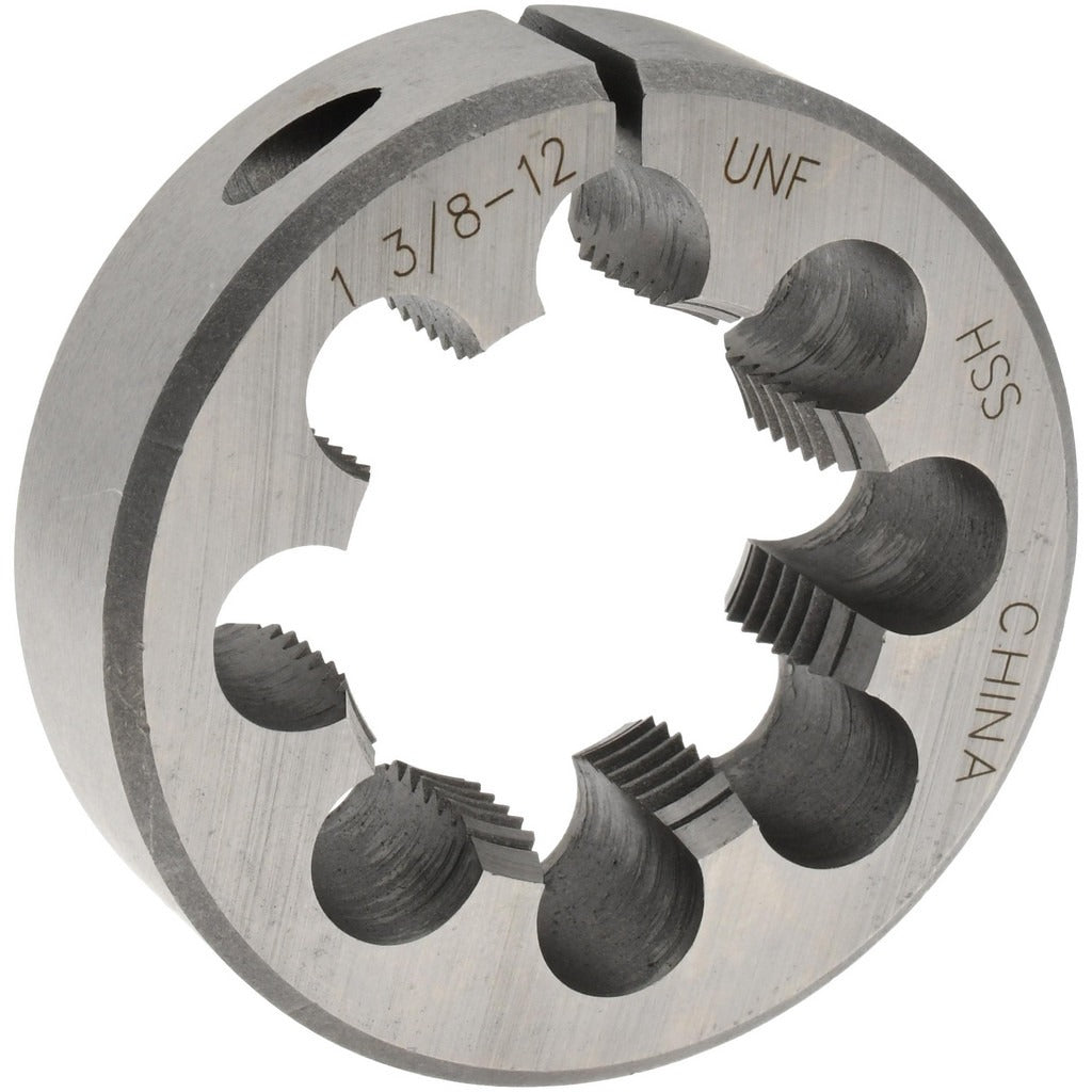 VALUE COLLECTION Value Collection 314-1490 Round Die 1-3/8-12 Unf Hss