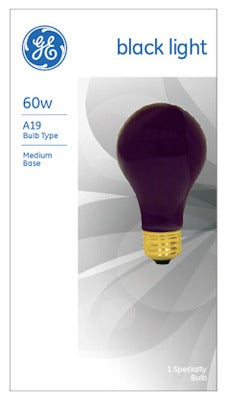 GE G E Lighting 25905 60W Black A-line Light Bulb