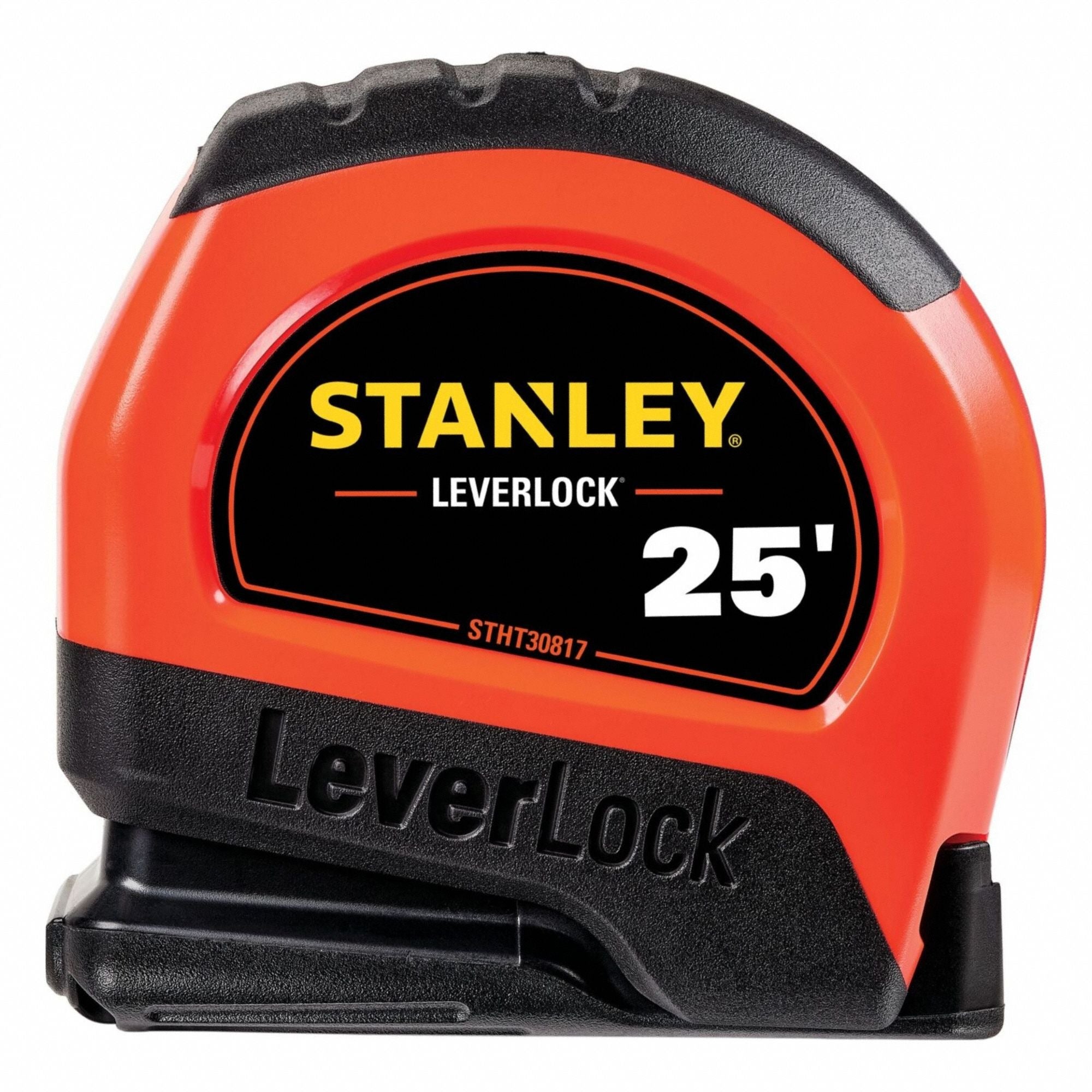 STANLEY Stanley STHT30817S 25ft Hi-Vis Leverlock Tape (25 ft)