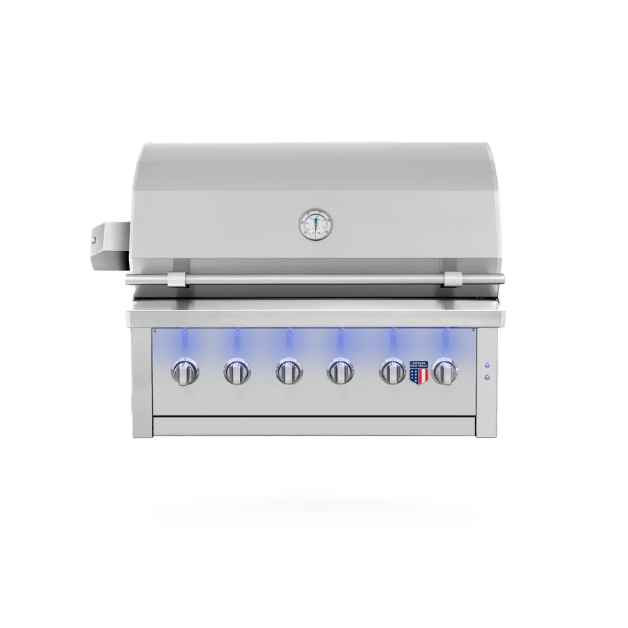 AMERICAN MADE GRILL American Made Grill OVA42-LP Ovation 42 Propane Hybrid Grill 132,000 BTU (42 inch) OVA42-LP