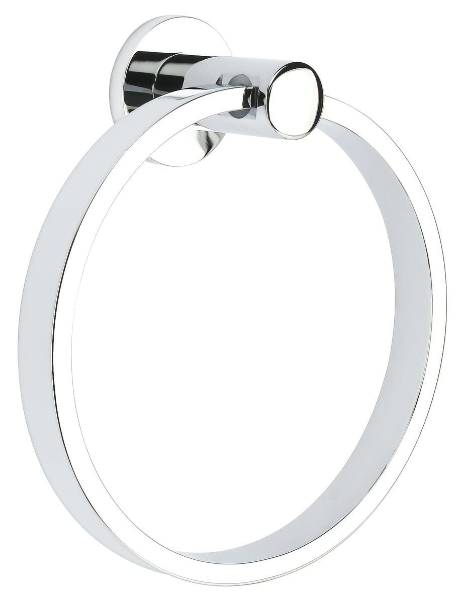 EMTEK Emtek 2801DISKUS26 Towel Ring Disk Rosette Chrome
