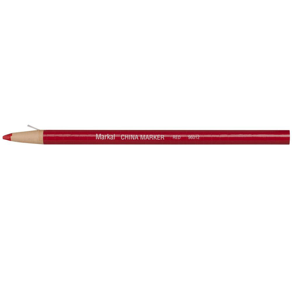 MILWAUKEE Markal 96012 Red Bullet Tip Grease Pencil 72 Piece