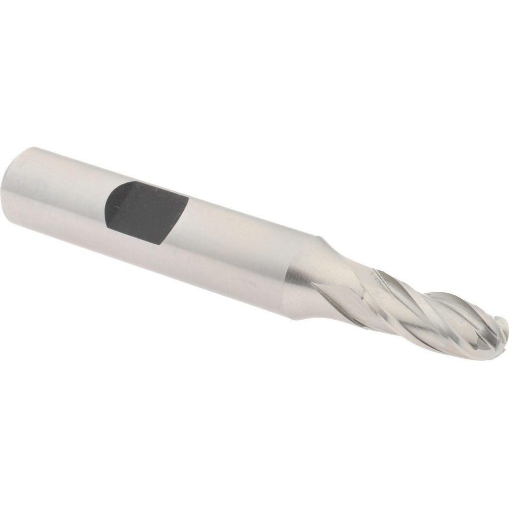 HERTEL Hertel E202001602 Ball End Mill 0.25in 4 Flute Hss