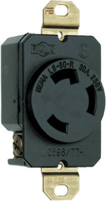 LEGRAND Pass Seymour L630RCCV3 Locking Outlet 30A 250V Nema L6-30R