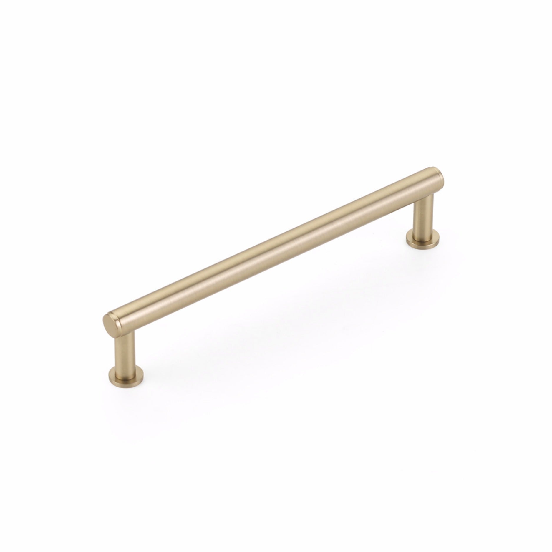 SCHAUB Schaub 5106-SSB Cabinet Pull 6 in Center Satin Brass