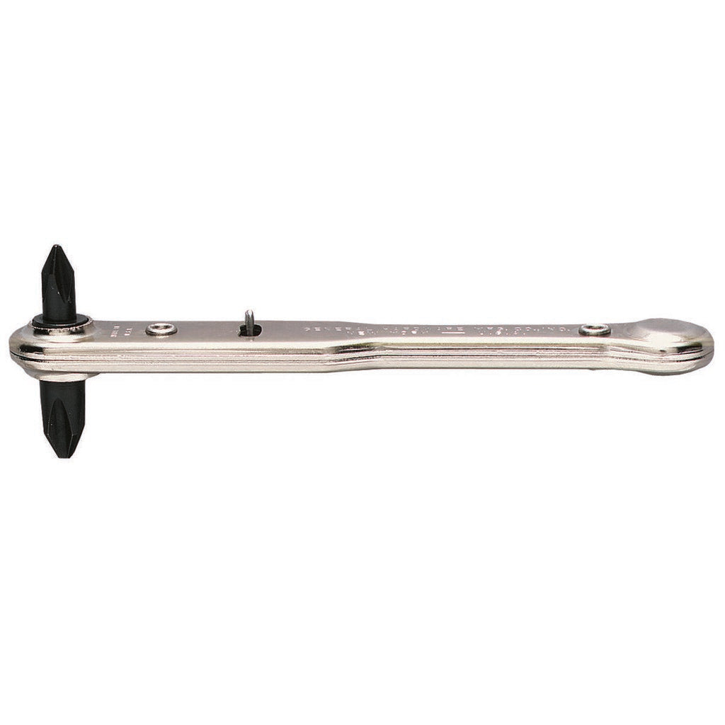 GENERAL TOOLS General Tools 807X ratchet offset screwdriver Phillips #1 #2 1 pc