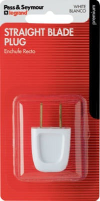 LEGRAND Pass Seymour 2601WBPCC10 Easy Install Plug 6A 125V