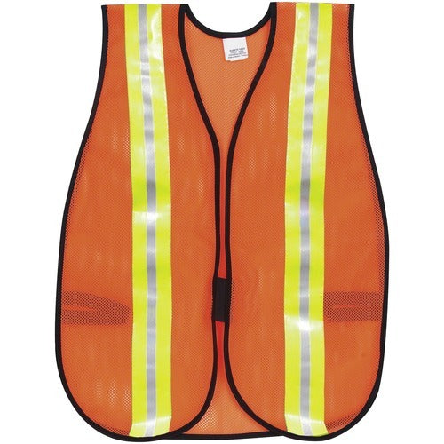 MCR SAFETY Mcr Safety MCSCRWV201R High Visibility Safety Vest