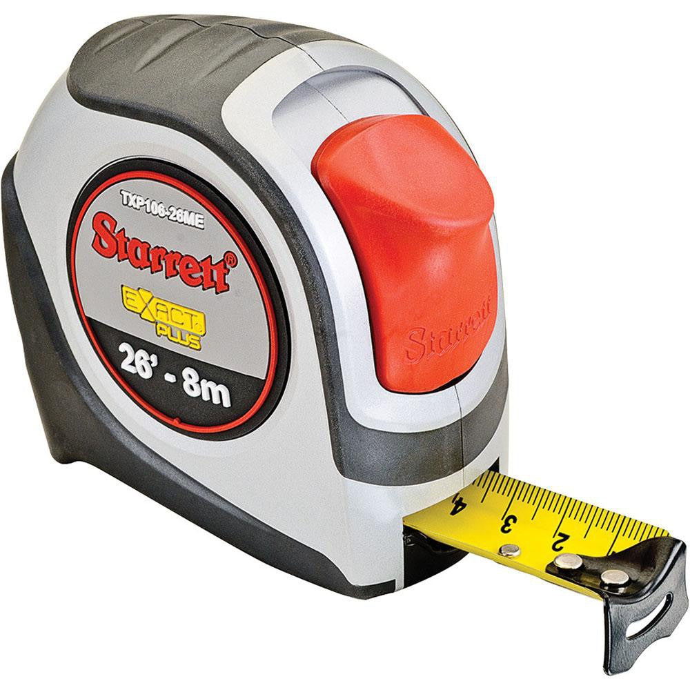 STARRETT Starrett 30639 Tape Measure 26 Ft 1-1/16 in Yellow Blade