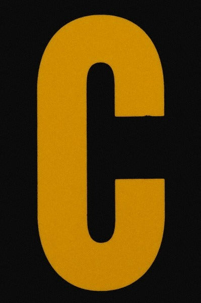 STRANCO Stranco RUM5PK-300-C Letter C Label Reflective 5 Pack