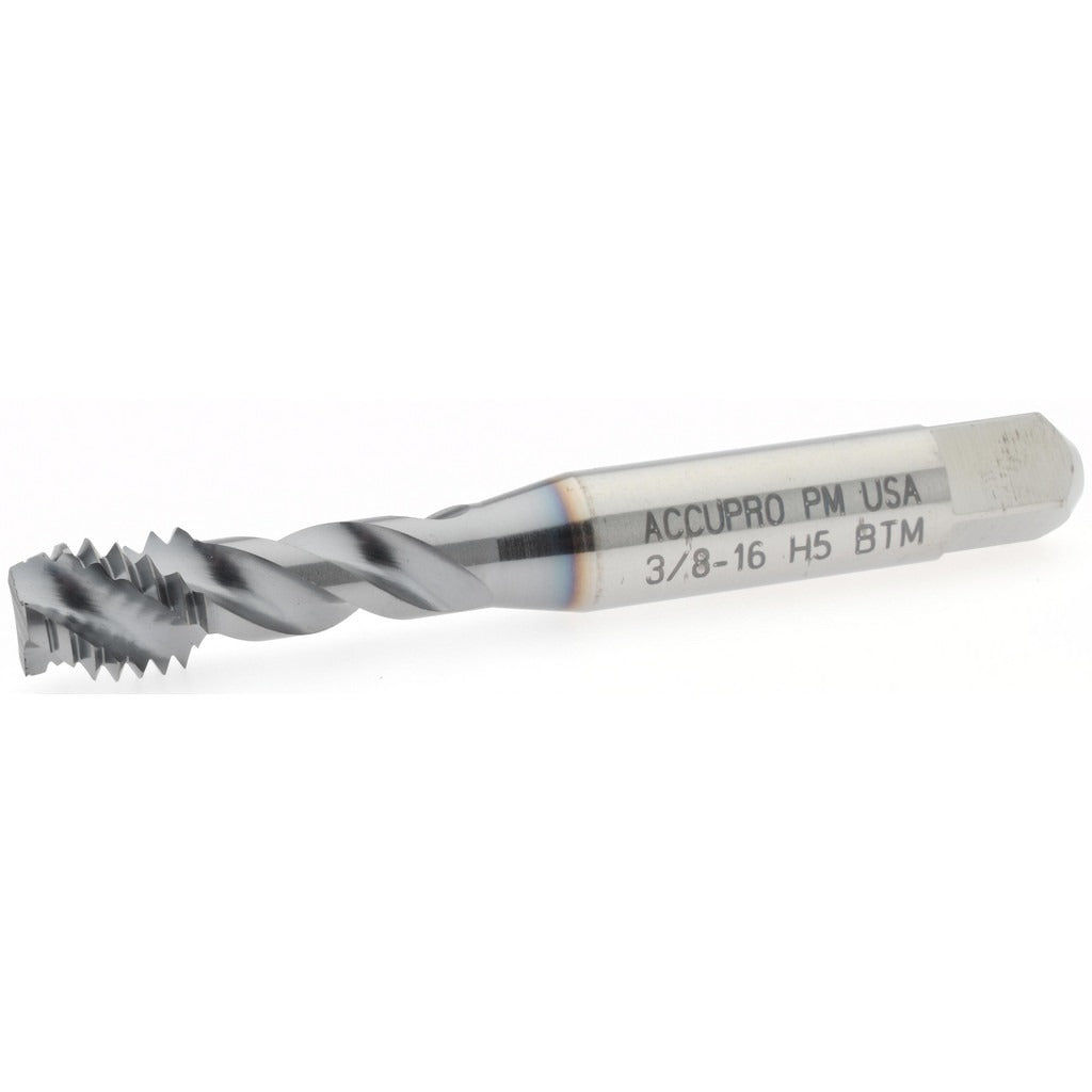 ACCUPRO Accupro 40125-01C Spiral Flute Tap 3/8-16 Unc Ticn