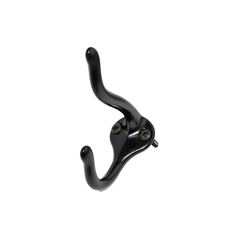 IVES Ives 571ABLK Coat and Hat Hook Black Aluminum