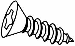 VALUE COLLECTION Value Collection R83922982 Flat Head Phillips Sheet Metal Screw