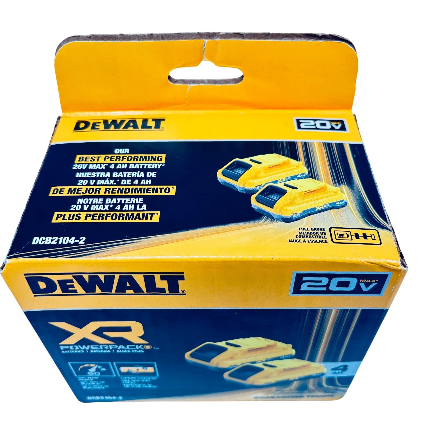 DEWALT Dewalt DCB2104-2 20V Max XR Powerpack 4Ah Battery 2-Pack