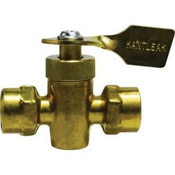 MIDLAND INDUSTRIES Midland Industries 46411 Solid Bottom Valve 1/4 in Fip Brass
