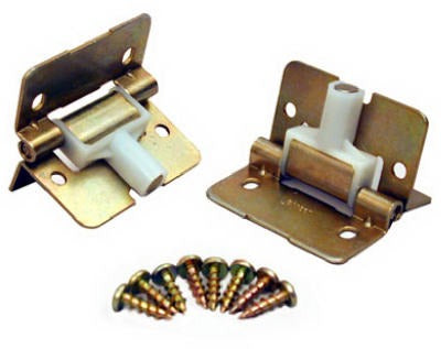 JOHNSON HARDWARE L E Johnson 1703PPK2 Bi-fold Shock Absorbing Hinge 10 Pack